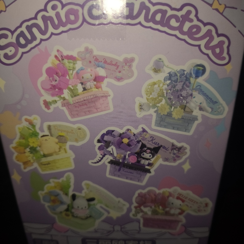 Sanrio Characters Confirmed ¹Blue Floral Arrangment.